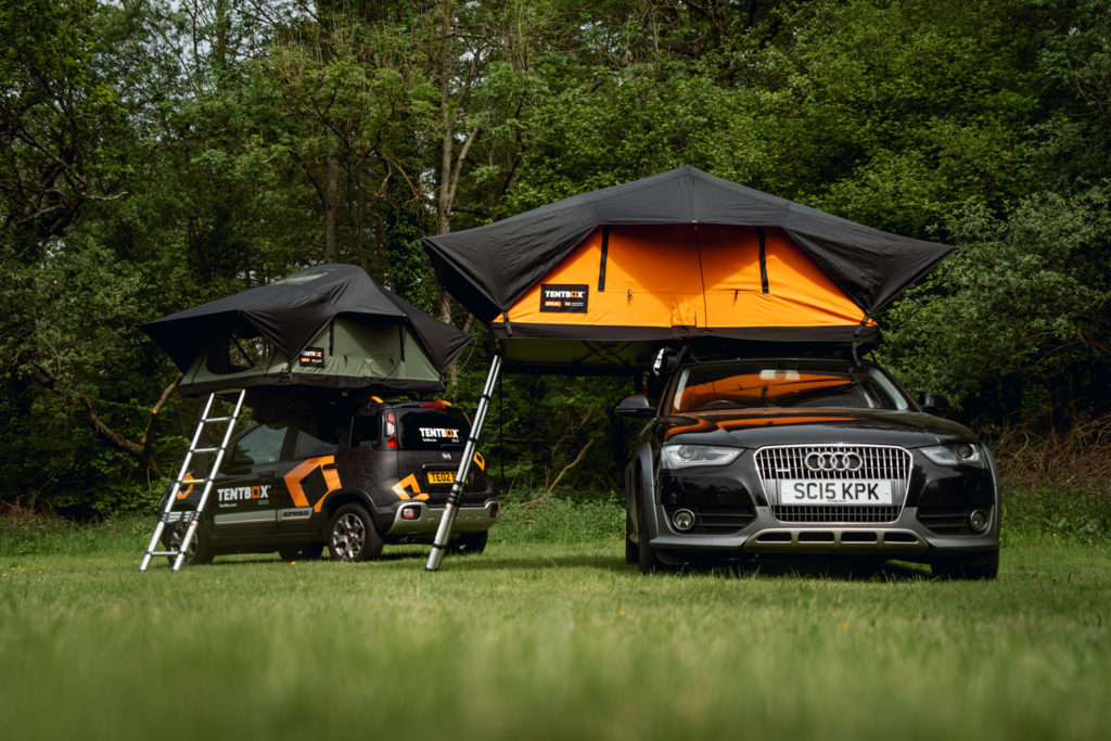 Camping mit TentBox Dachzelt